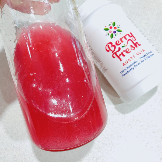 Monica's Moreish RaspberriCello - Happy 1st Birthday Berry Fresh Berries!