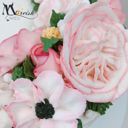 Buttercream Flowers Cake - Mini Tutorial