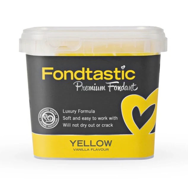 Fondtastic Premium Yellow Fondant 1 kilo Pale