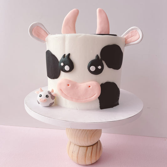 Cute Cow Kit Cake Topper Set  of 8 Pieces