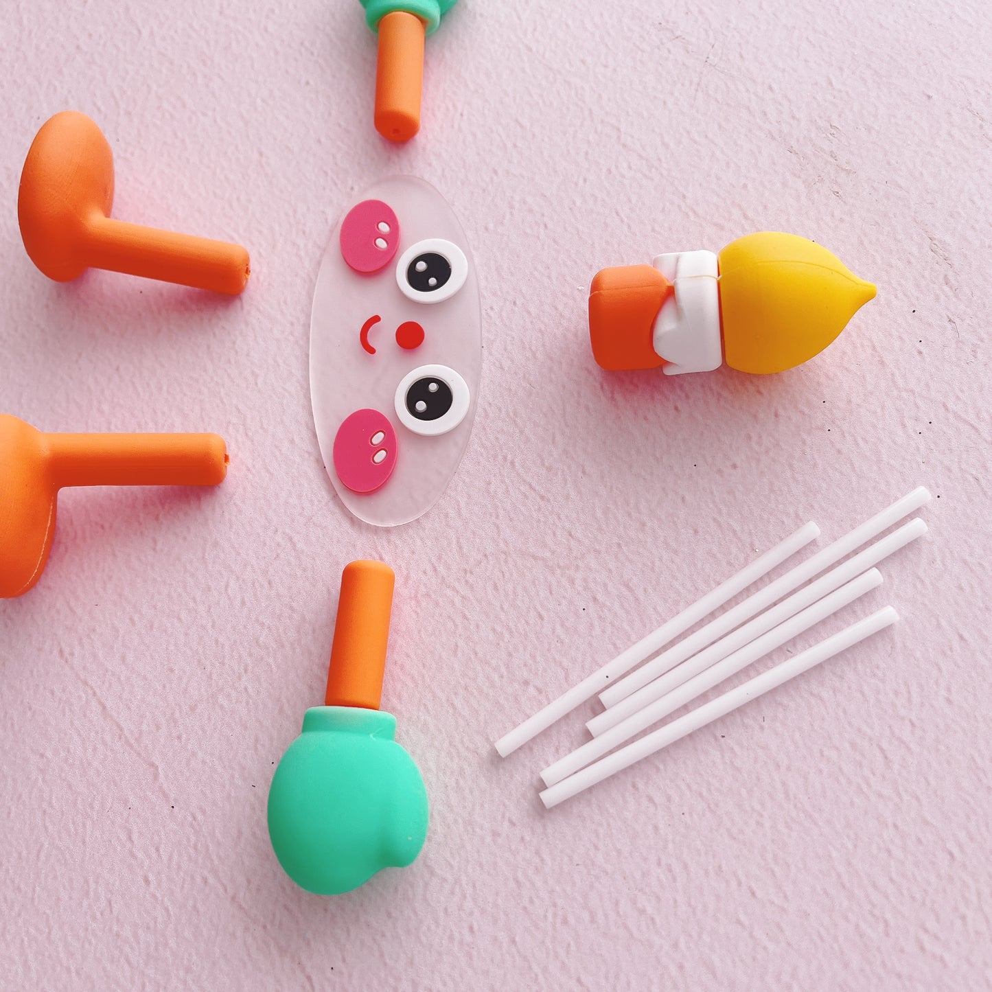 Cute Cake Candle Kit Cake Topper Set of 10 Pieces