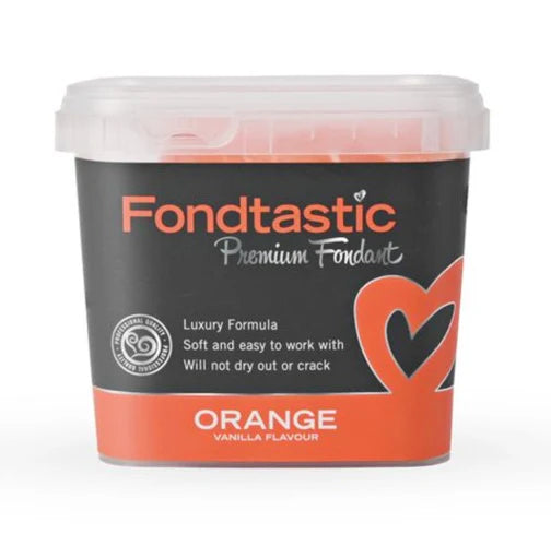 Fondtastic Premium Orange Fondant 1 kilo Pale