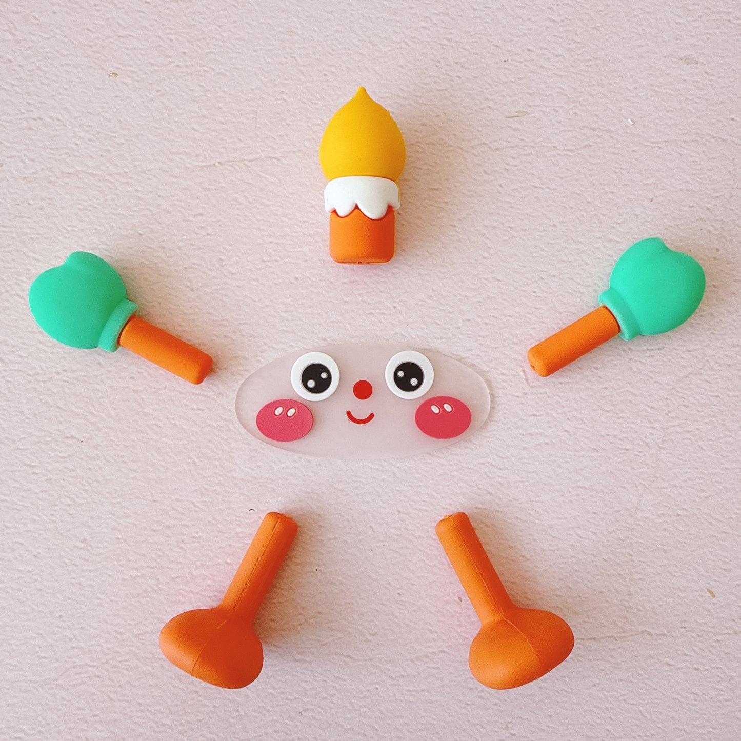 Cute Cake Candle Kit Cake Topper Set of 10 Pieces