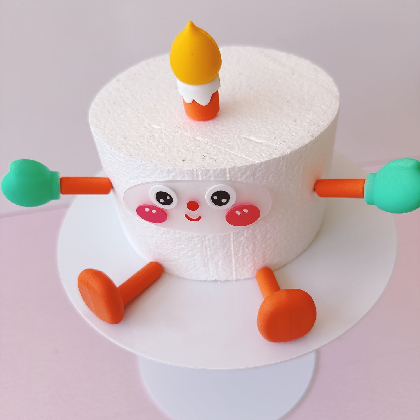 Cute Cake Candle Kit Cake Topper Set of 10 Pieces