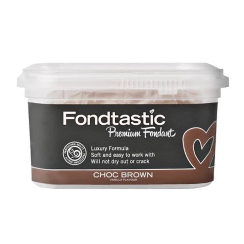 Fondtastic Premium Brown Fondant 250gm Pale