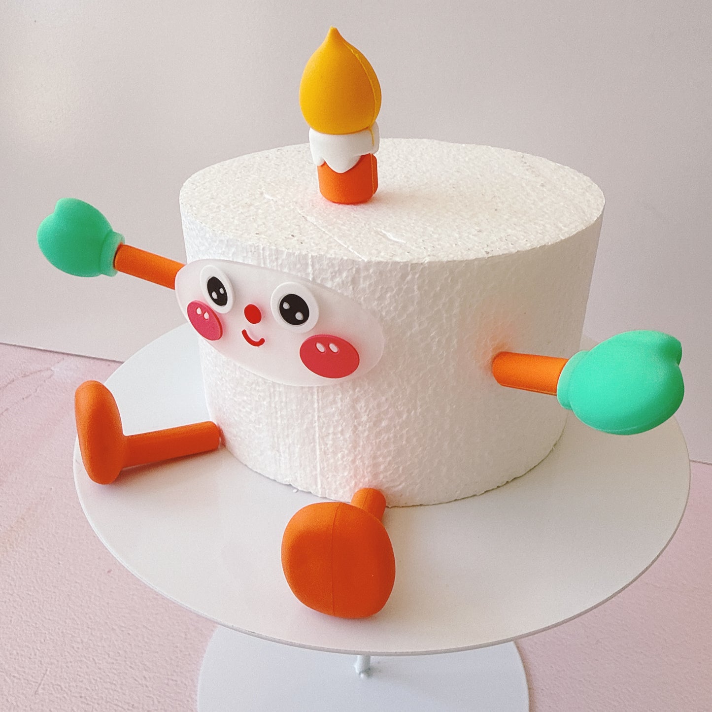Cute Cake Candle Kit Cake Topper Set of 10 Pieces