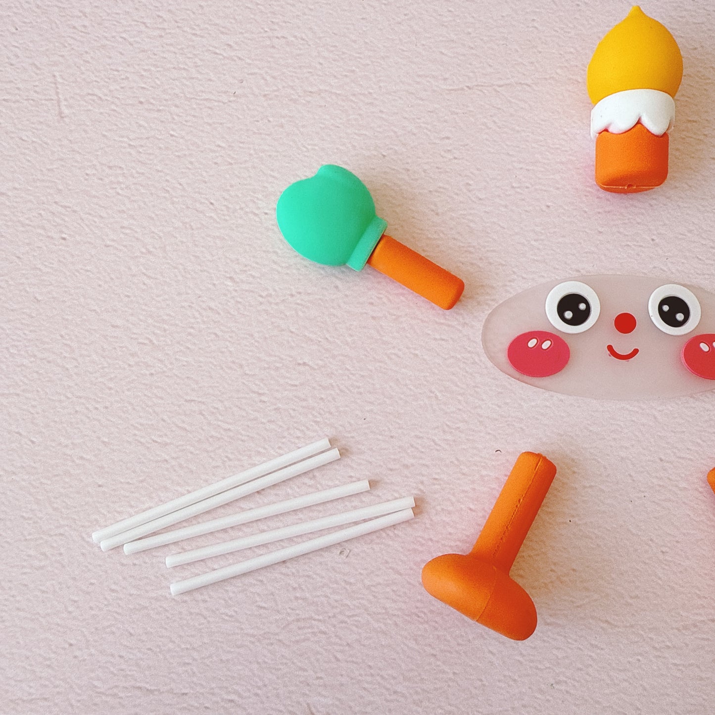 Cute Cake Candle Kit Cake Topper Set of 10 Pieces