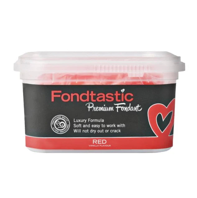 Fondtastic Premium Red Fondant 250gm Pale