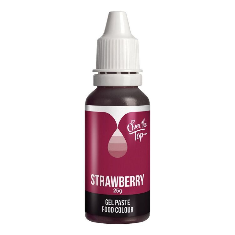 Over the Top Food Gel Colour - Strawberry Pink 25g