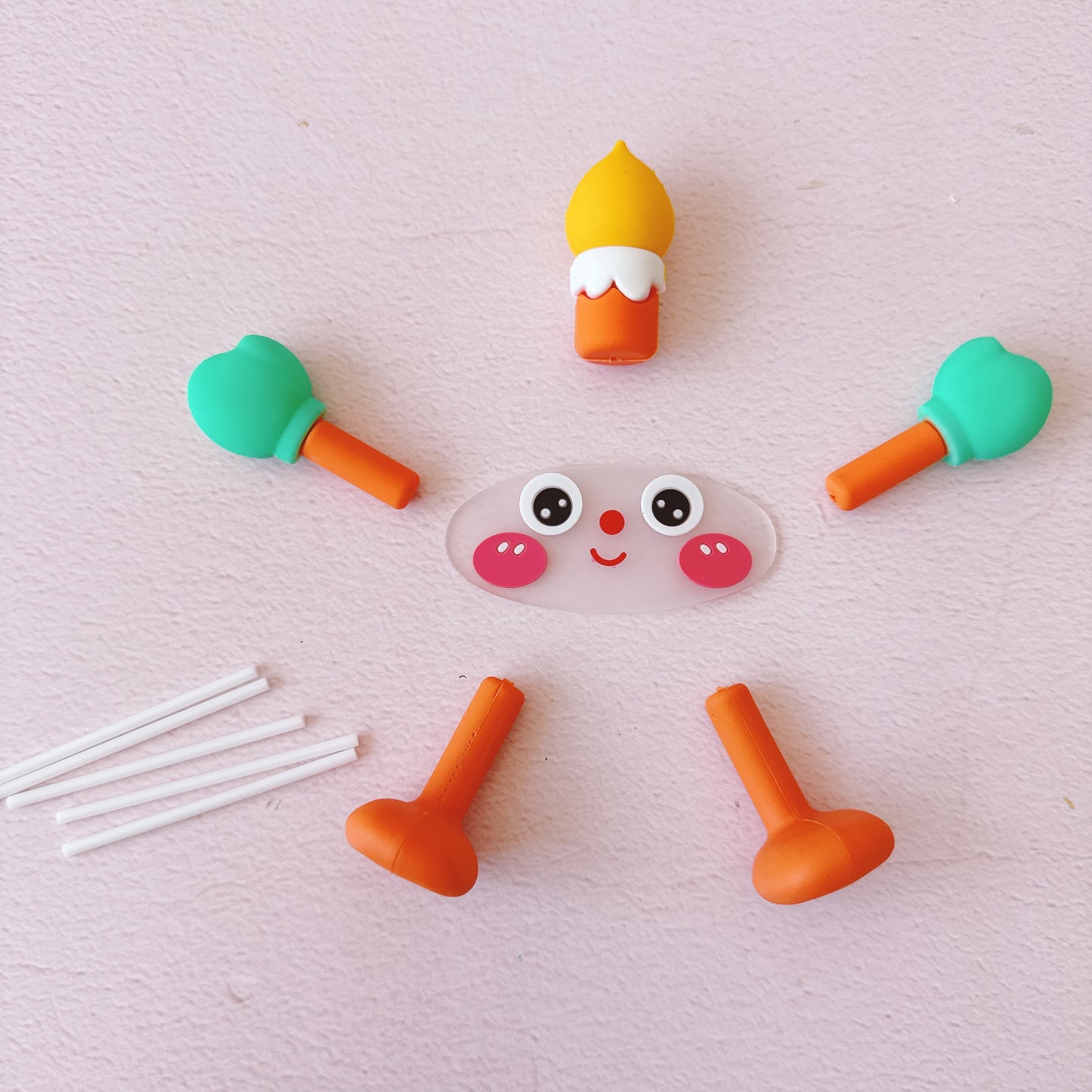Cute Cake Candle Kit Cake Topper Set of 10 Pieces