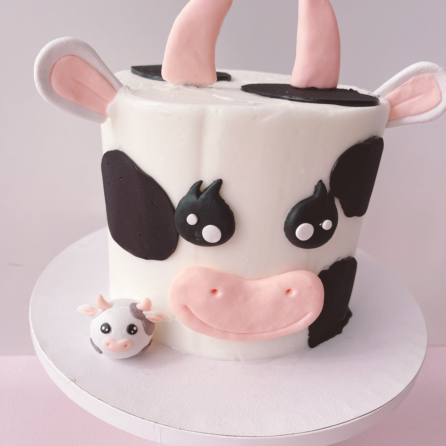 Cute Cow Kit Cake Topper Set of 8 Pieces