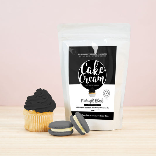 Cake Cream Black 400g