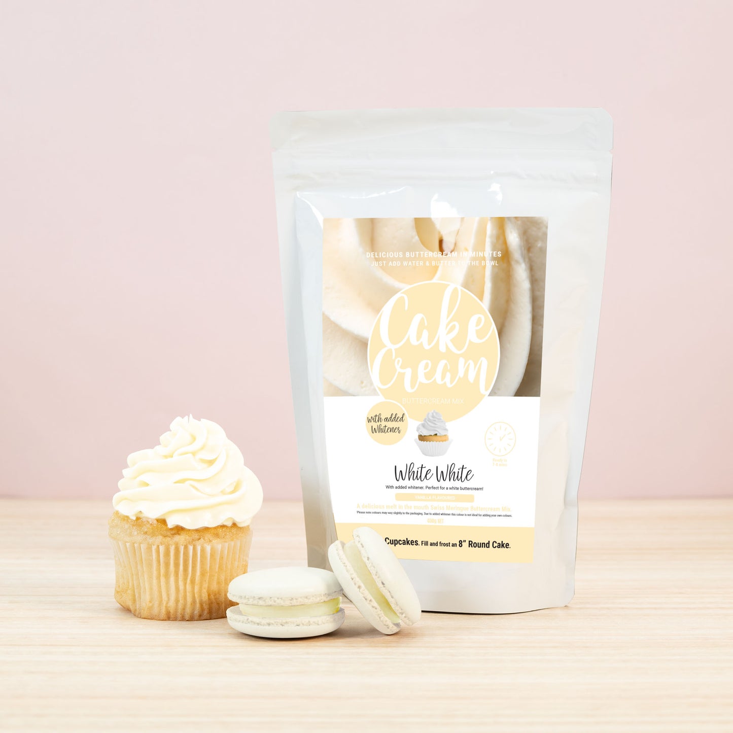 Cake Cream White White 400g, 800g and 5 kilo Options