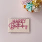 Happy Birthday Acrylic Cupcake or Bento Topper - Various Colours