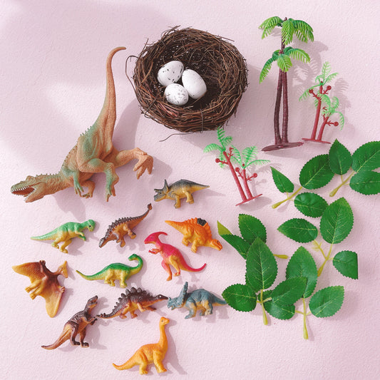 Jurassic Park Dinosaur Cake Topper Decorations Set - 25 Pieces