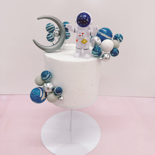 Spaceman Cake Topper Decorations Set - 25 Pieces