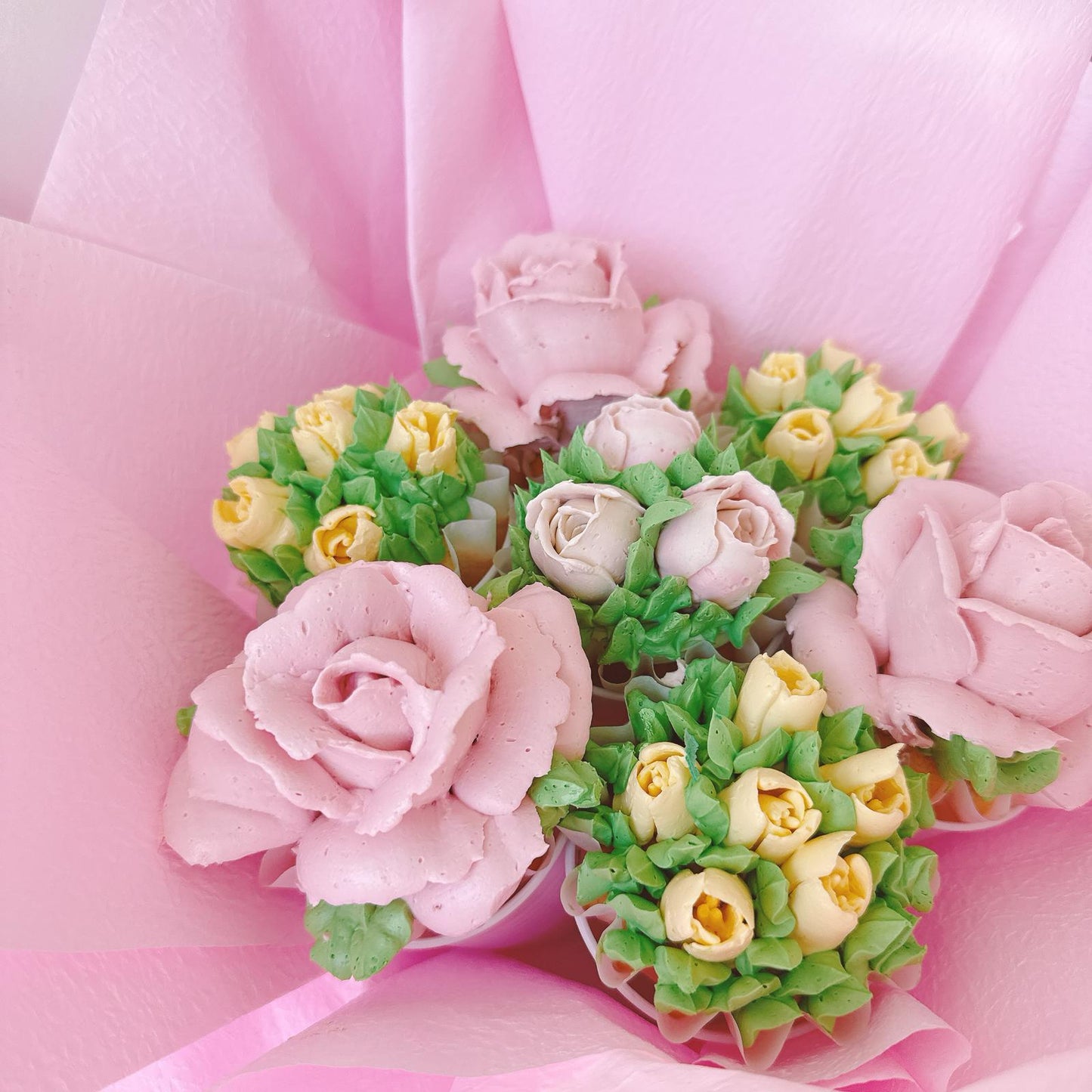 Mother's Day Floral Cuppies Bouquet with Bonus Gift Workshop Monica Cavallaro - Homebush Sydney May 10th