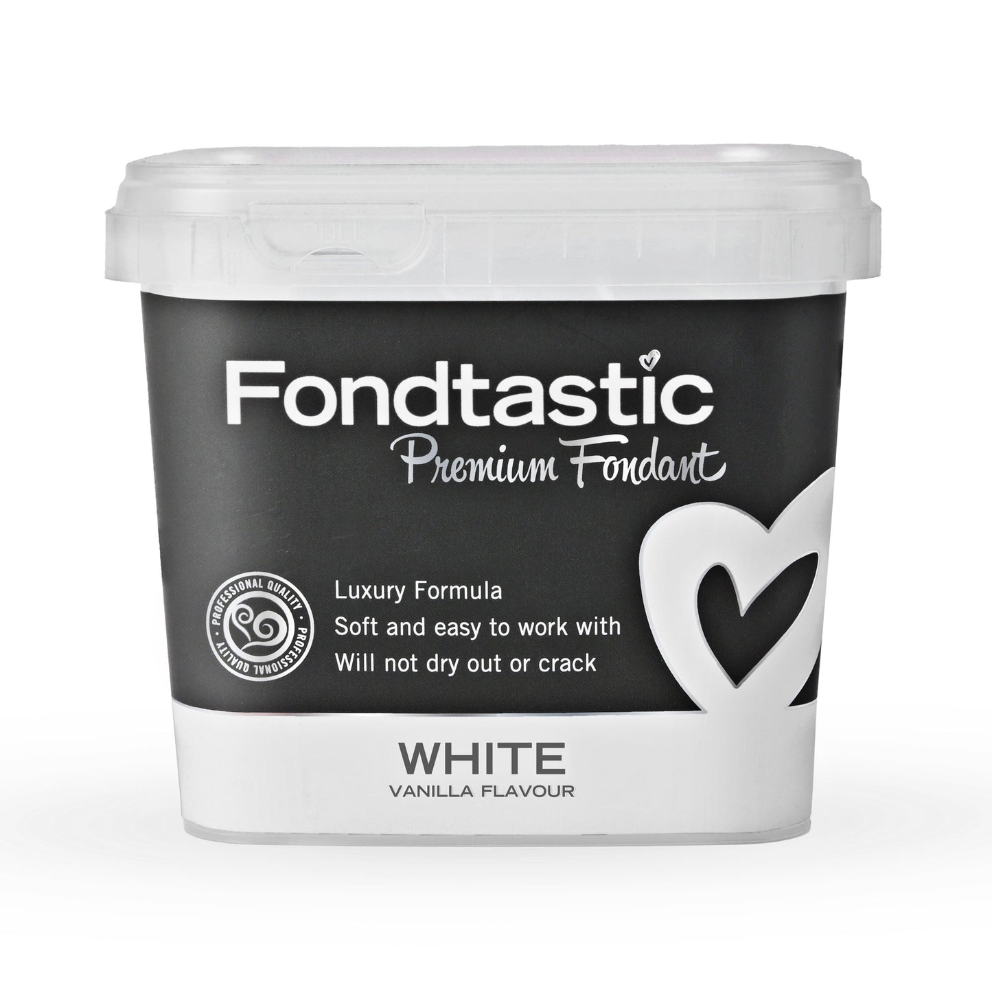 Fondtastic Premium White Fondant 1 kilo Pale