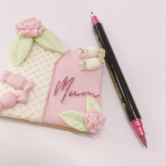 More Metallic Edible Markers Pink