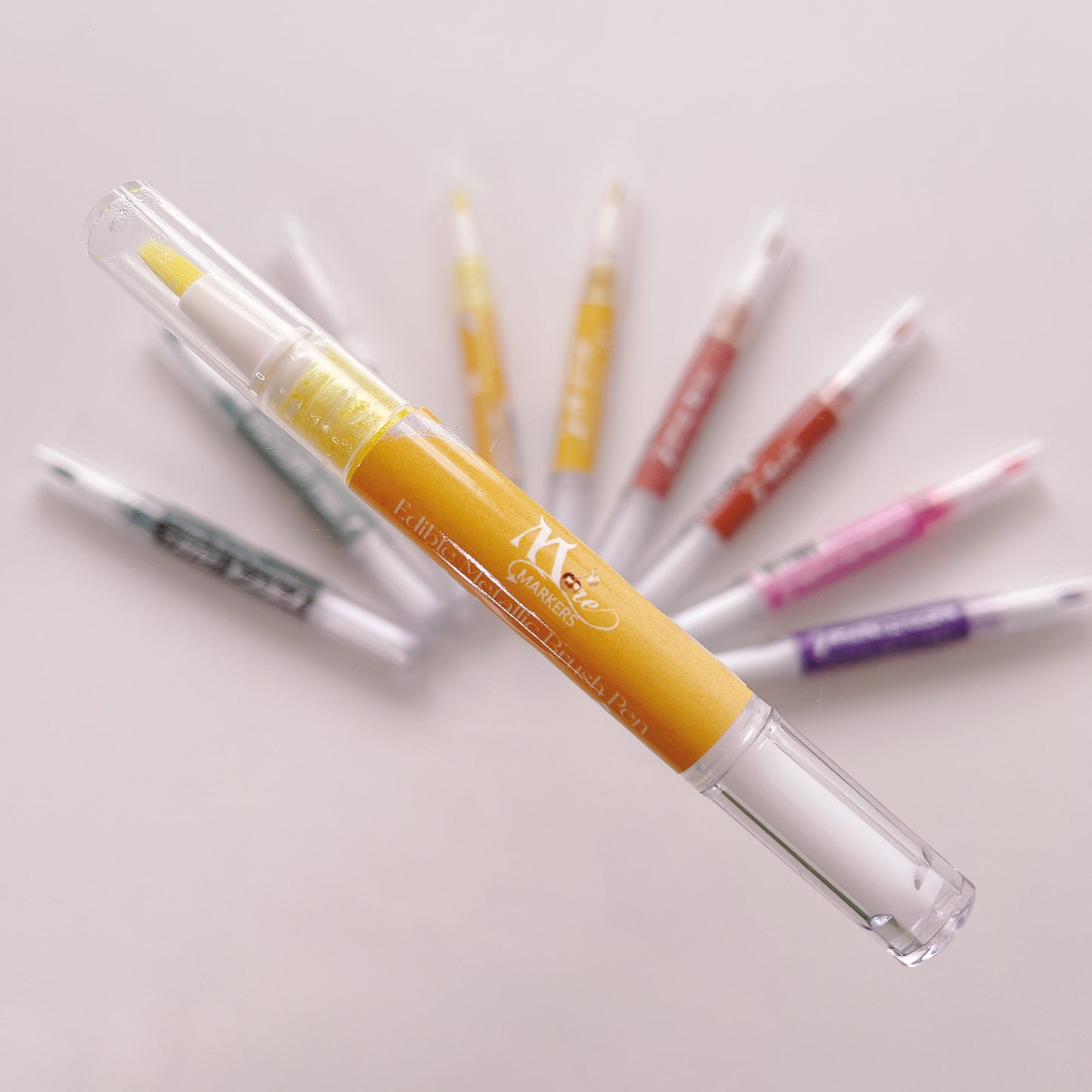 More Brush Pen - Metallic Citrine Yellow - Edible Pens