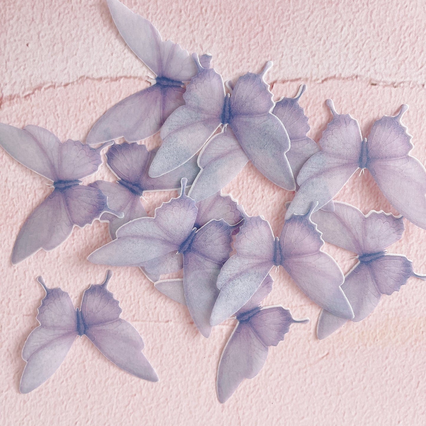 Wafer Paper Butterflies Moreish Signature Range - Lilac Purple