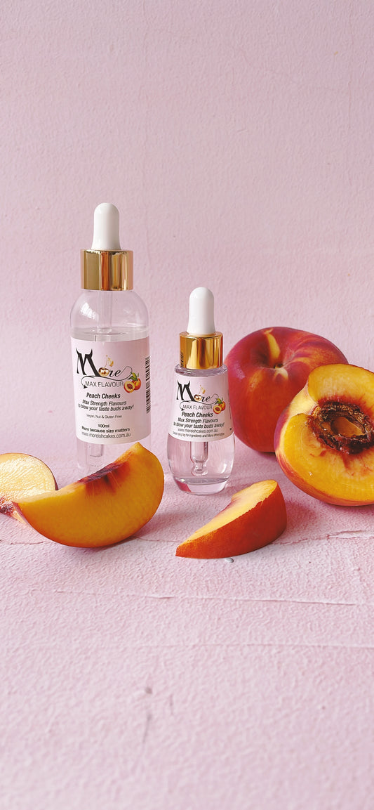 More Max Flavours - Peach Cheeks - Gorgeous 30ml or 100ml Dropper Bottles