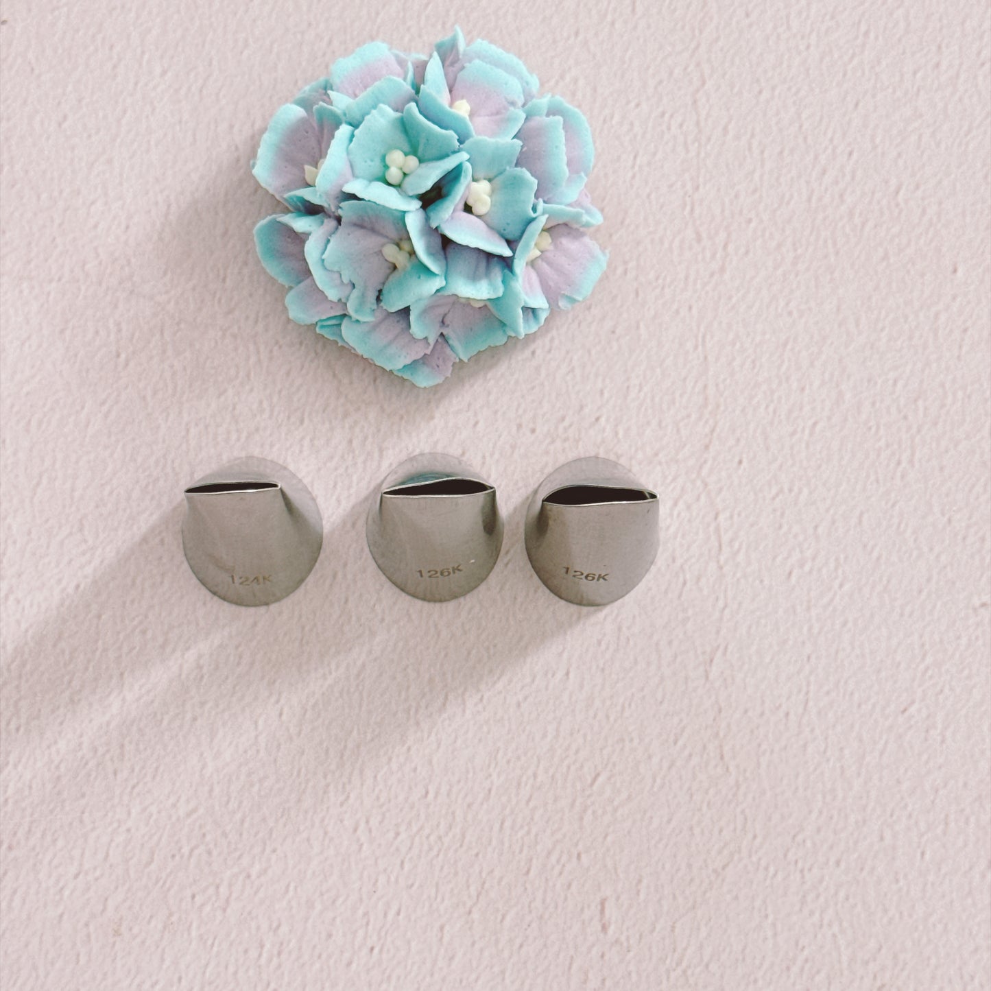 Set of 3 Fine Petal Piping Tips - 124K, 125K & 126K