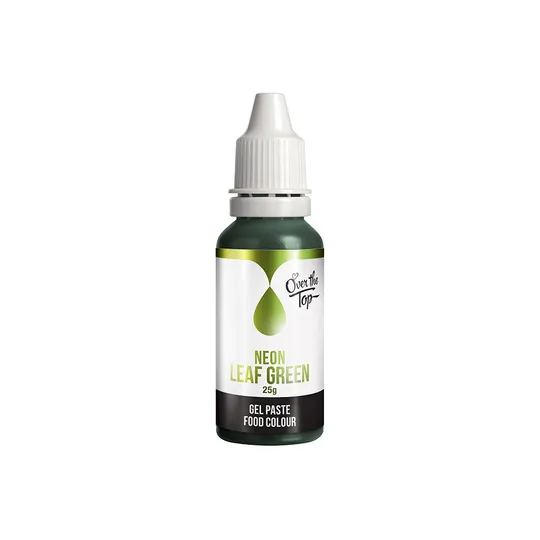 Over the Top Food Gel Colour - Neon Leaf Green 25g