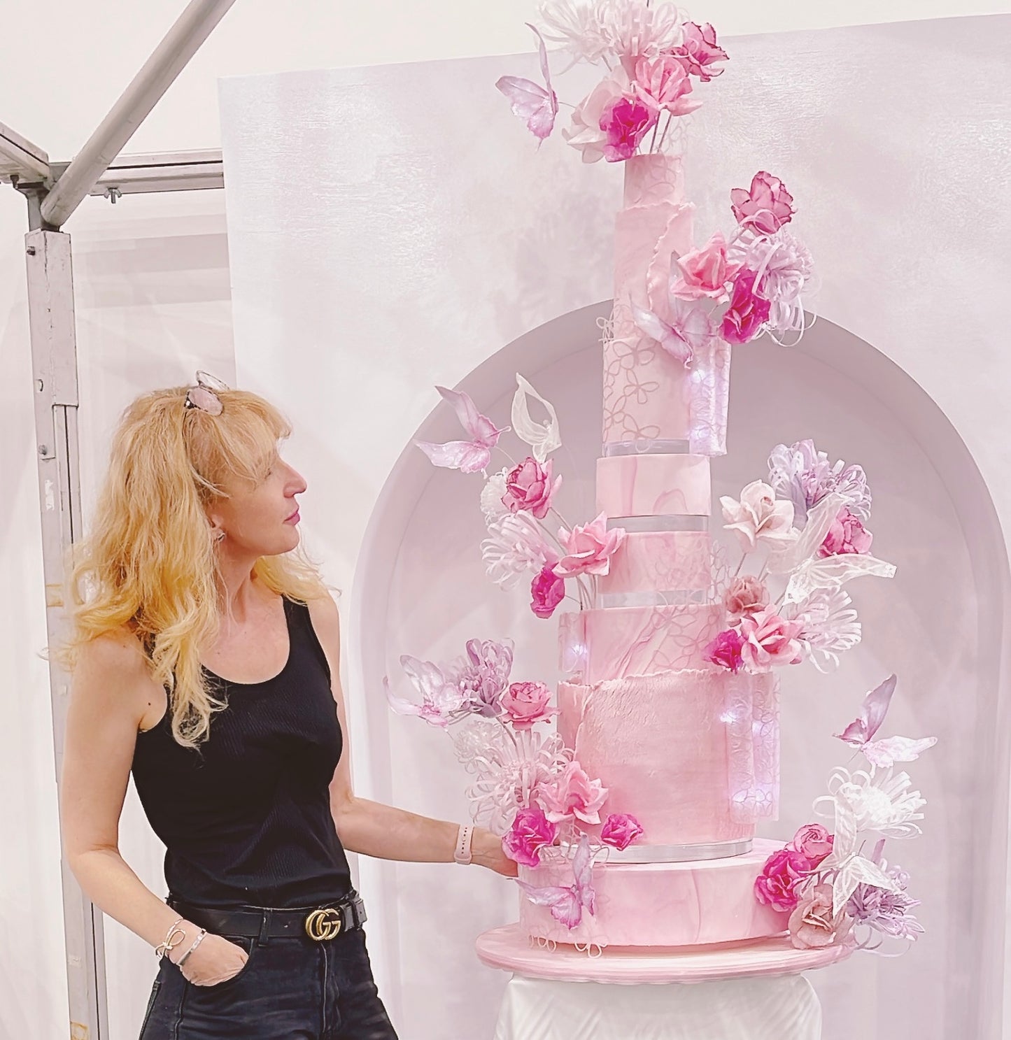 Cake!TV small and Medium Ribbon Flower Template
