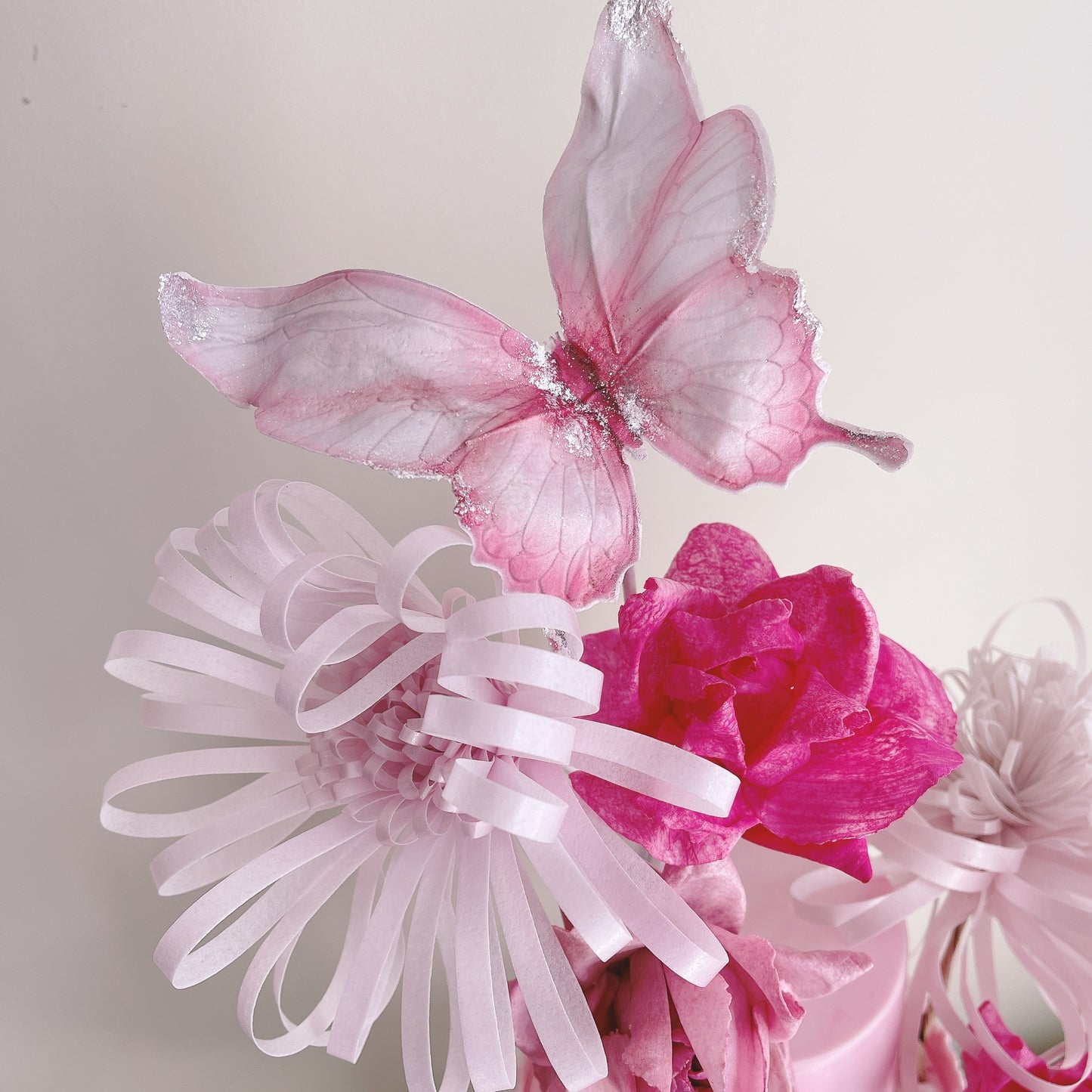 Cake!TV small and Medium Ribbon Flower Template