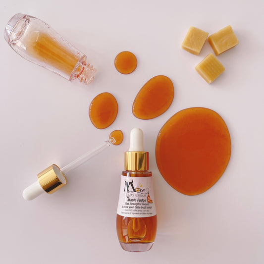 More Max Flavours - Maple Fudge - Gorgeous 30ml or 100ml Dropper Bottles