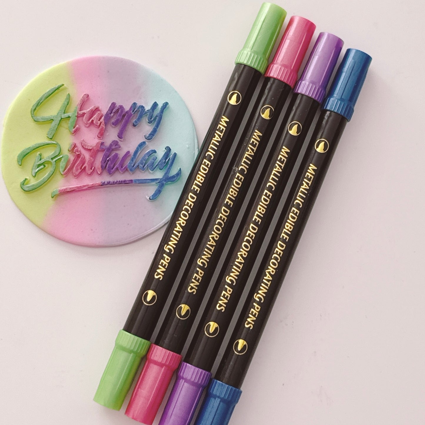 More Metallic Edible Markers Blue