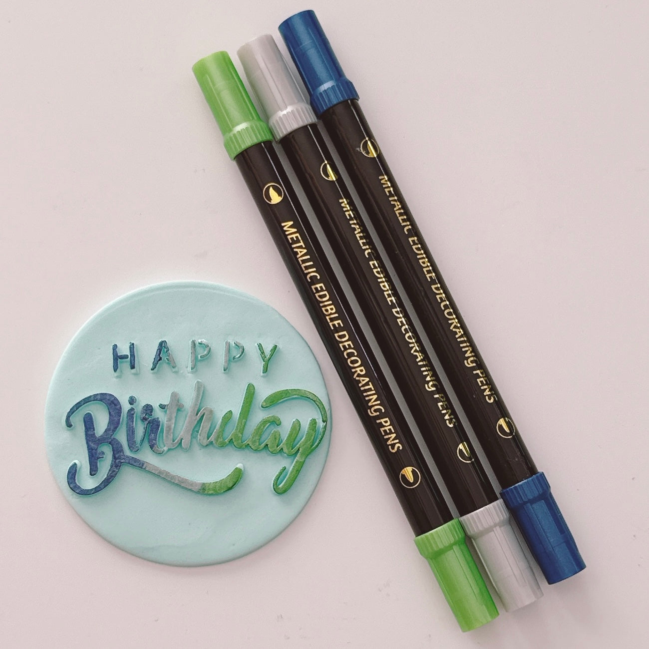 More Metallic Edible Markers Green