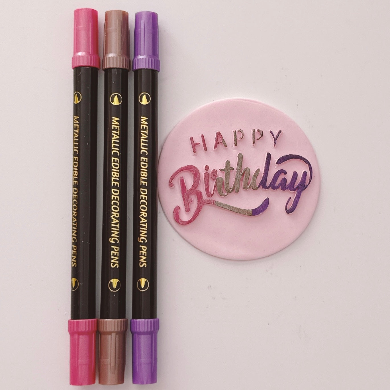 More Metallic Edible Markers Purple
