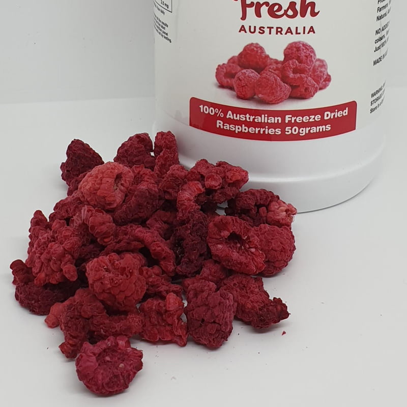 Berry Fresh Whole Raspberries 25 gram Jar