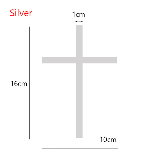 Large Acrylic Cross Fropper - Various Colours