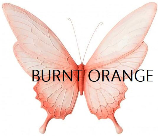 Wafer Paper Butterflies Moreish Signature Range - Burnt Orange