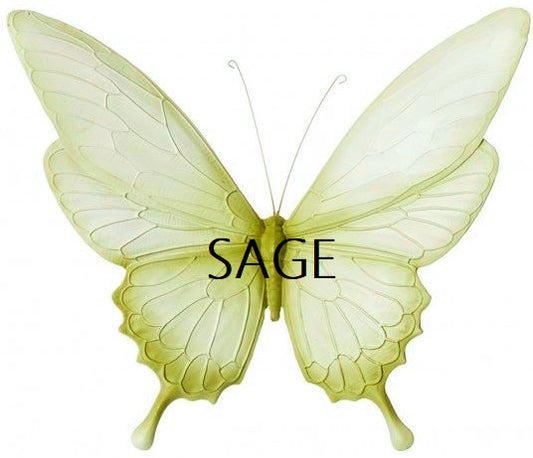 Wafer Paper Butterflies Moreish Signature Range - Sage Green