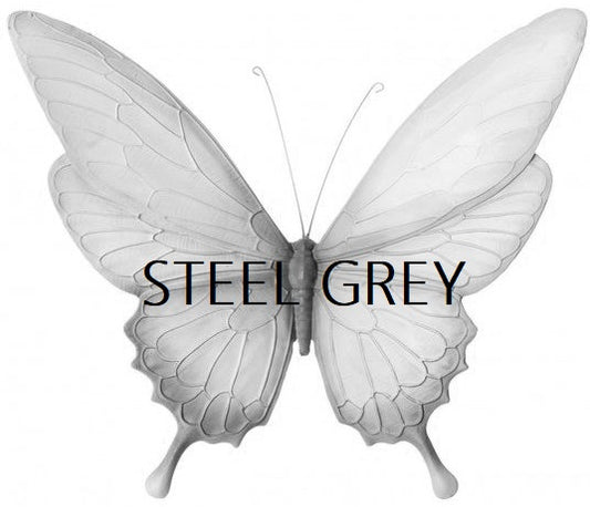 Wafer Paper Butterflies Moreish Signature Range - Steel Grey