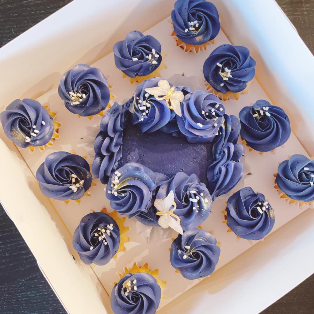 Cake Cream Navy Blue 400g