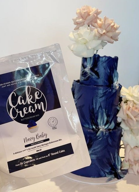 Cake Cream Navy Blue 400g
