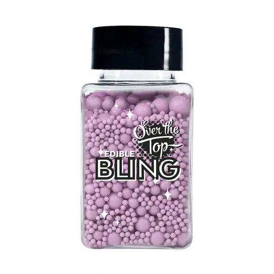 Bling Sprinkles Medley Pastel Lavender Balls 65 Grams OTT