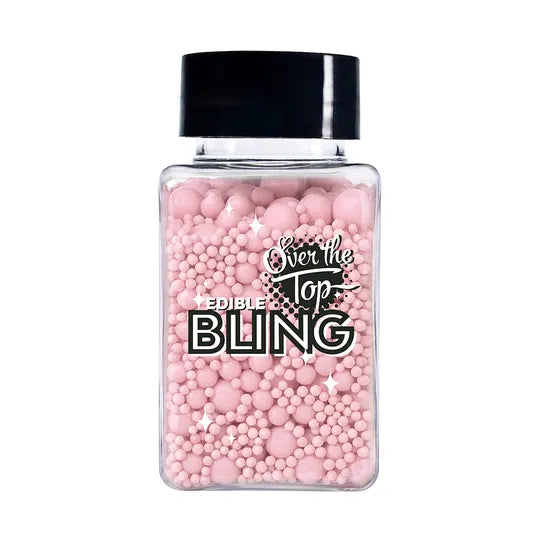 Bling Sprinkles Medley Pastel Pink Balls 65 Grams OTT