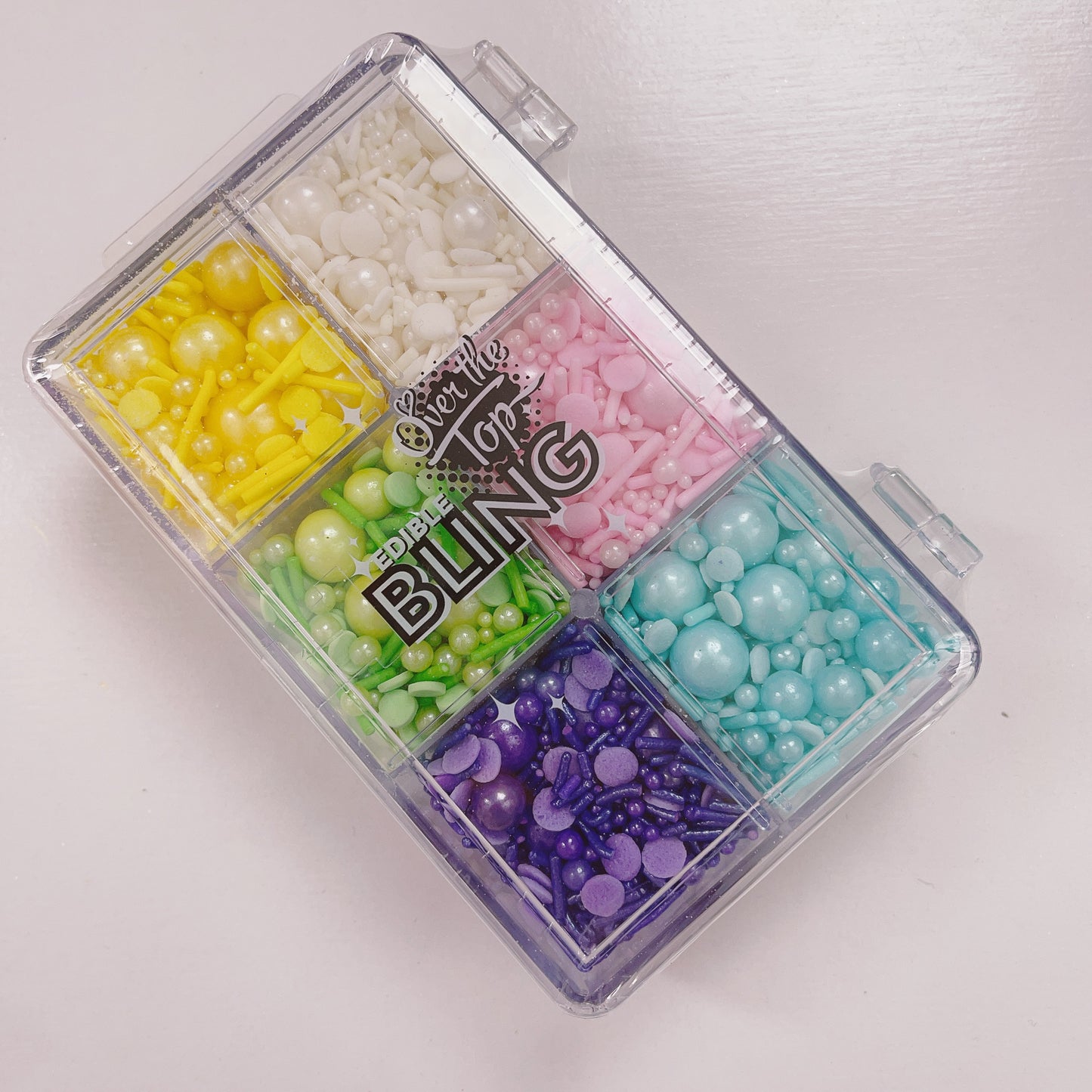 OTT Bento Box Bling Sprinkle Range in Rainbow 120gram