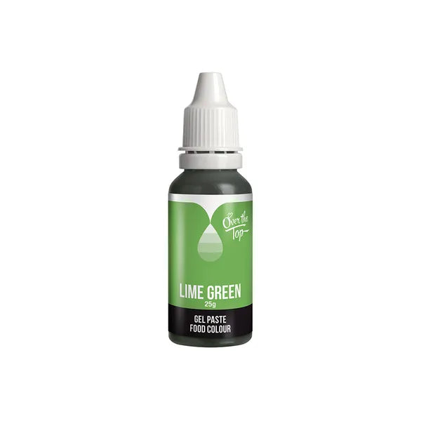 Over the Top Food Gel Colour - Lime Green 25g
