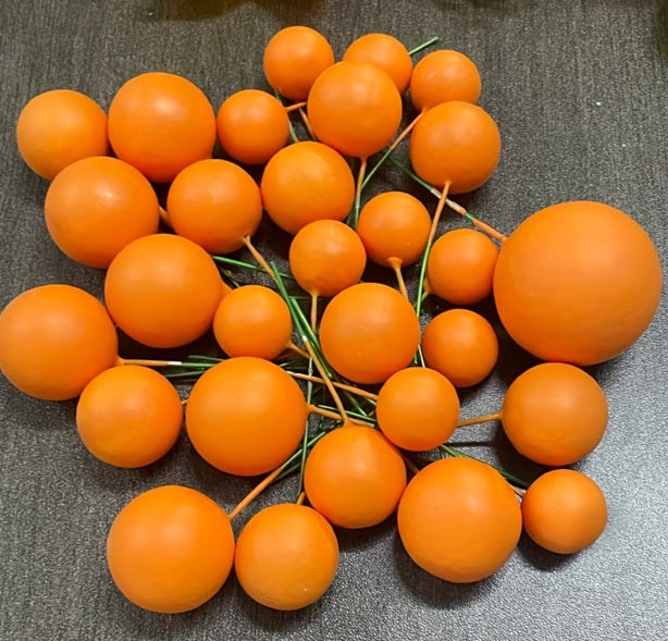 Orange Cake Balls - Set of 15
