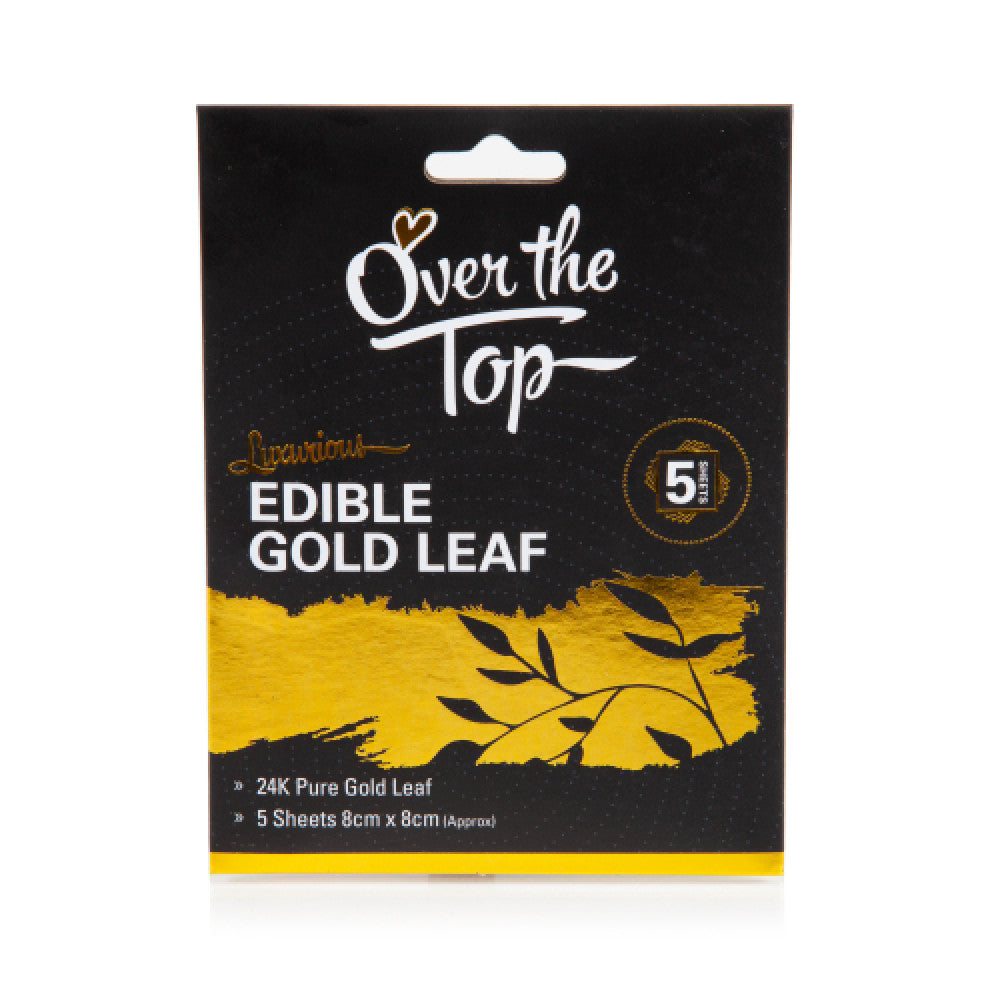 Over The Top Gold Leaf Sheets Pack 5