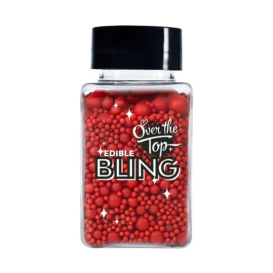 Bling Sprinkles Medley Red Balls 65 Grams OTT