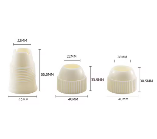 Coupler - Medium and Large - Set of 3 Double Tip Holder
