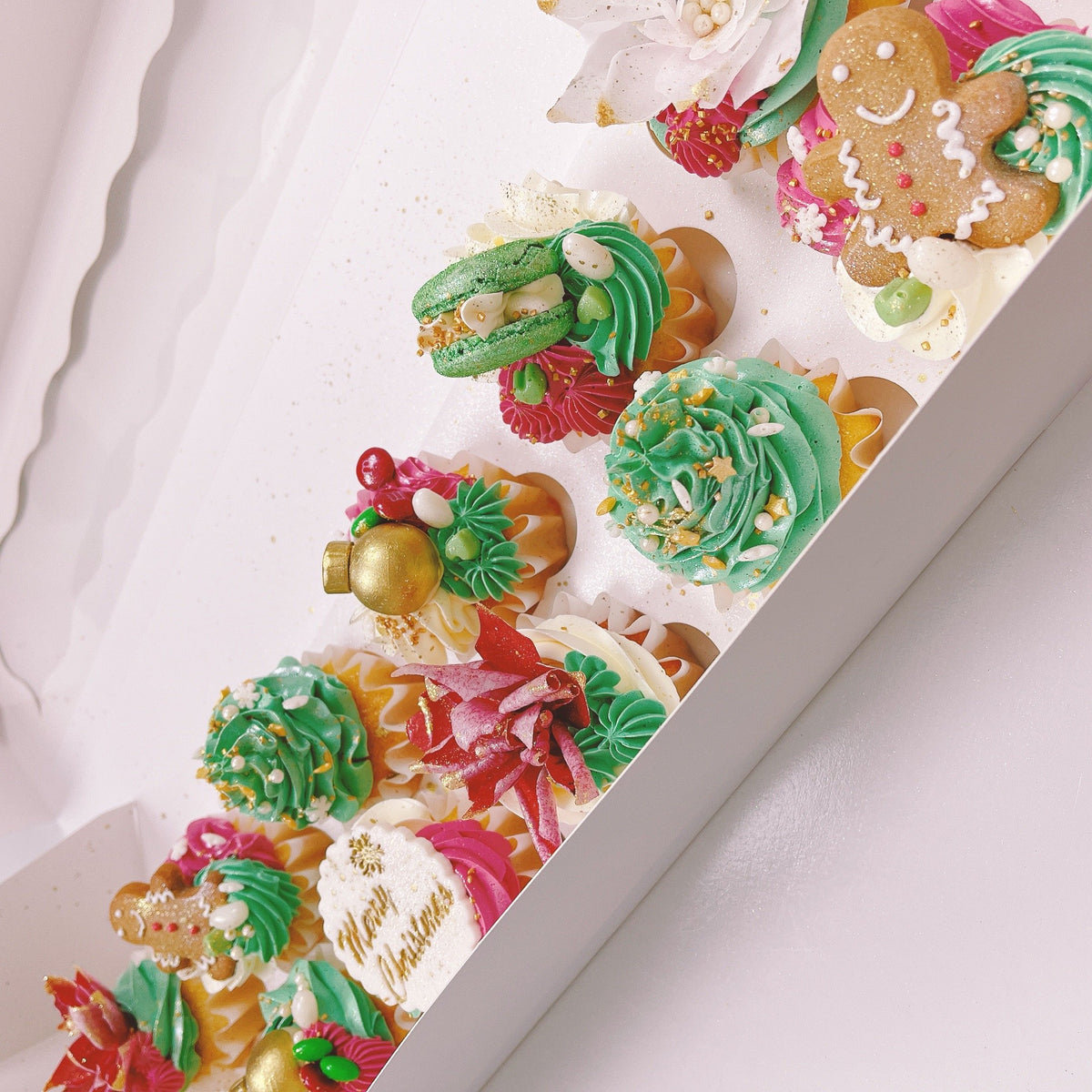 Long 12 Cupcake Box